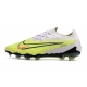 Nike Gripknit Phantom GX Elite Firm Ground Luminous - Barely Volt Gridiron Barely Grape Football Boots