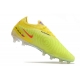 Nike Gripknit Phantom GX Elite Firm Ground Yellow Green Black Football Boots