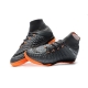 Nike HypervenomX Proximo II DF IC Futsal Wolf Grey Orange Football Boots Nike HypervenomX Proximo II DF IC Futsal Wolf Grey Orange Football Boots