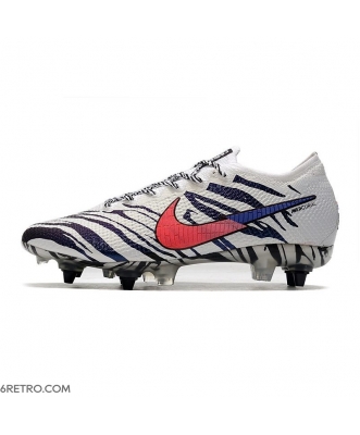 Nike Korea Mercurial Vapor 13 Elite SG Anti-Clog White Black Red Football Boots