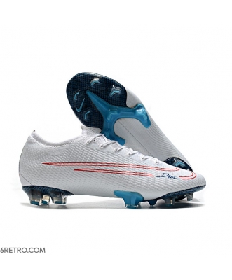 Nike MERCURIAL VAPOR 13 ELITE 'CR7 X BUGATTI' - WHITE BLUE SILVER RED Football Boots