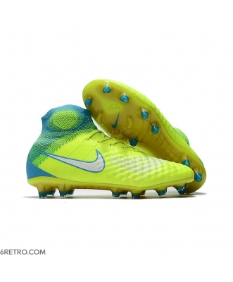 Nike Magista Obra 2 Firm Ground Volt Blue Football Boots