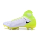 Nike Magista Obra 2 Firm Ground White Yellow Football Boots