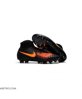 Nike Magista Obra 2 Firm Ground in Black Orange Football Boots