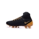 Nike Magista Obra II Firm Ground ACC Black Gold Football Boots Nike Magista Obra II Firm Ground ACC Black Gold Football Boots