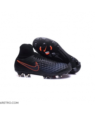 Nike Magista Obra II Firm Ground ACC Black Orange Football Boots