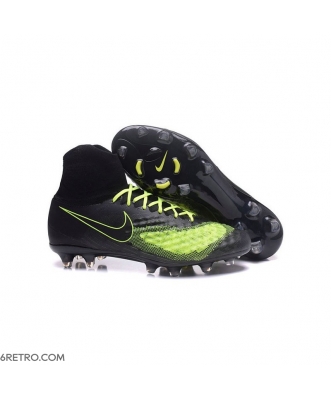 Nike Magista Obra II Firm Ground Firm Ground Black Yellow Football Boots
