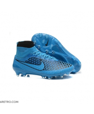 Nike Men Magista Obra Firm Ground ACC Turquoise Blue Black Football Boots