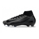 Nike Mercurial Superfly 10 Elite Firm Ground Black Grey Football Boots