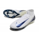 Nike Mercurial Superfly 10 Elite Firm Ground White Blue Football Boots