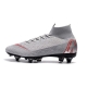 Nike Mercurial Superfly 6 Elite AC SG-Pro - Grey Red Football Boots