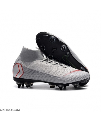 Nike Mercurial Superfly 6 Elite AC SG-Pro - Grey Red Football Boots