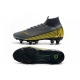 Nike Mercurial Superfly 6 Elite AC SG-Pro - Grey Yellow Football Boots