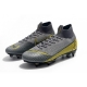Nike Mercurial Superfly 6 Elite AC SG-Pro - Grey Yellow Football Boots