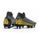 Nike Mercurial Superfly 6 Elite AC SG-Pro - Grey Yellow Football Boots