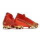 Nike Mercurial Superfly 7 Elite DF Firm Ground Ronaldo CR100 Red Gold Football Boots