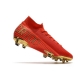 Nike Mercurial Superfly 7 Elite DF Firm Ground Ronaldo CR100 Red Gold Football Boots
