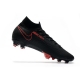Nike Mercurial Superfly 7 Elite Firm Ground ACC Black Red Football Boots