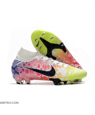 Nike Mercurial Superfly 7 Elite Firm Ground ACC Neymar White Black Racer Blue Volt Football Boots