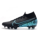 Nike Mercurial Superfly 7 Elite Firm Ground Black Blue Football Boots