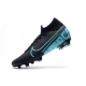 Nike Mercurial Superfly 7 Elite Firm Ground Black Blue Football Boots