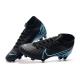 Nike Mercurial Superfly 7 Elite Firm Ground Black Blue Football Boots