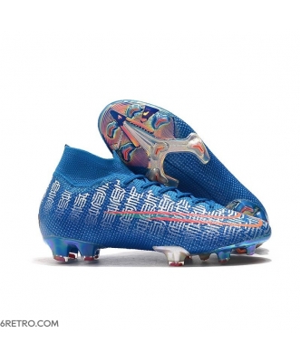 Nike Mercurial Superfly 7 Elite Firm Ground Blue Silver Red Football Boots