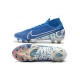 Nike Mercurial Superfly 7 Elite Firm Ground Lights - Blue White Obsidian Football Boots
