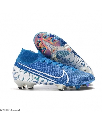Nike Mercurial Superfly 7 Elite Firm Ground Lights - Blue White Obsidian Football Boots