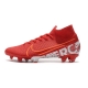 Nike Mercurial Superfly 7 Elite Firm Ground Red White Football Boots