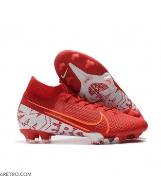 Nike Mercurial Superfly 7 Elite Firm Ground Red White Football Boots