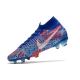 Nike Mercurial Superfly 7 Elite Firm Ground SE11 Sancho Blue White Aurora Green Football Boots