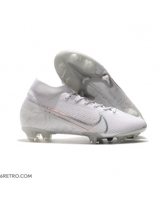 Nike Mercurial Superfly 7 Elite Firm Ground White Football Boots