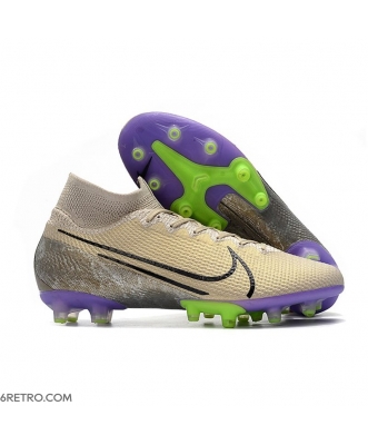 Nike Mercurial Superfly 7 Elite SE AG Desert Sand Black Psychic Purple Football Boots