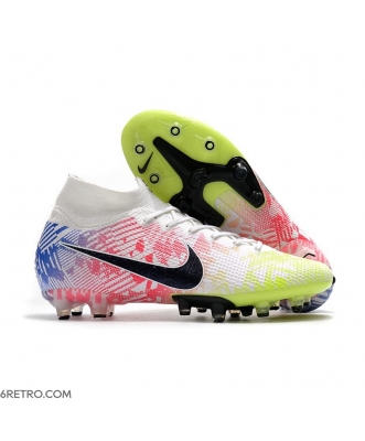 Nike Mercurial Superfly 7 Elite SE AG Neymar White Black Racer Blue Volt Football Boots