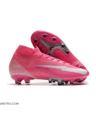 Nike Mercurial Superfly 7 Elite SE AG X Mbappe Pink Blast White Black Football Boots