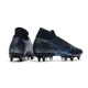 Nike Mercurial Superfly 7 Elite SG-PRO Anti-Clog Black Blue Football Boots