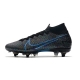 Nike Mercurial Superfly 7 Elite SG-PRO Anti-Clog Black Blue Football Boots