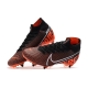 Nike Mercurial Superfly 7 Elite SG-PRO Anti-Clog Black White Hyper Crimson Football Boots