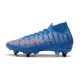 Nike Mercurial Superfly 7 Elite SG-PRO Anti-Clog Blue Red Football Boots