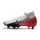 Nike Mercurial Superfly 7 Elite SG-PRO Anti-Clog Neymar Chrome Black Red Football Boots