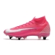 Nike Mercurial Superfly 7 Elite SG-PRO Anti-Clog X Mbappe Pink Blast White Black Football Boots