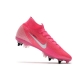 Nike Mercurial Superfly 7 Elite SG-PRO Anti-Clog X Mbappe Pink Blast White Black Football Boots