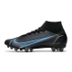 Nike Mercurial Superfly 8 Elite AG Black Iron Grey Football Boots