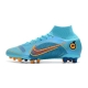 Nike Mercurial Superfly 8 Elite AG Blueprint - Chlorine Blue Laser Orange Marina Football Boots