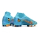 Nike Mercurial Superfly 8 Elite AG Blueprint - Chlorine Blue Laser Orange Marina Football Boots