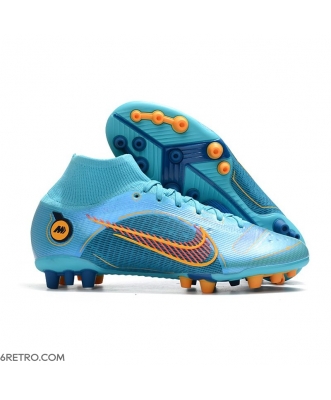 Nike Mercurial Superfly 8 Elite AG Blueprint - Chlorine Blue Laser Orange Marina Football Boots