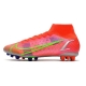 Nike Mercurial Superfly 8 Elite AG Bright Crimson Metallic Silver Football Boots