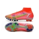 Nike Mercurial Superfly 8 Elite AG Bright Crimson Metallic Silver Football Boots
