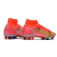 Nike Mercurial Superfly 8 Elite AG Bright Crimson Metallic Silver Football Boots
